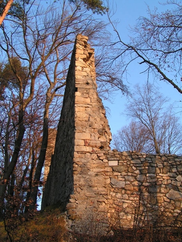 Nordmauer des Eselstalls